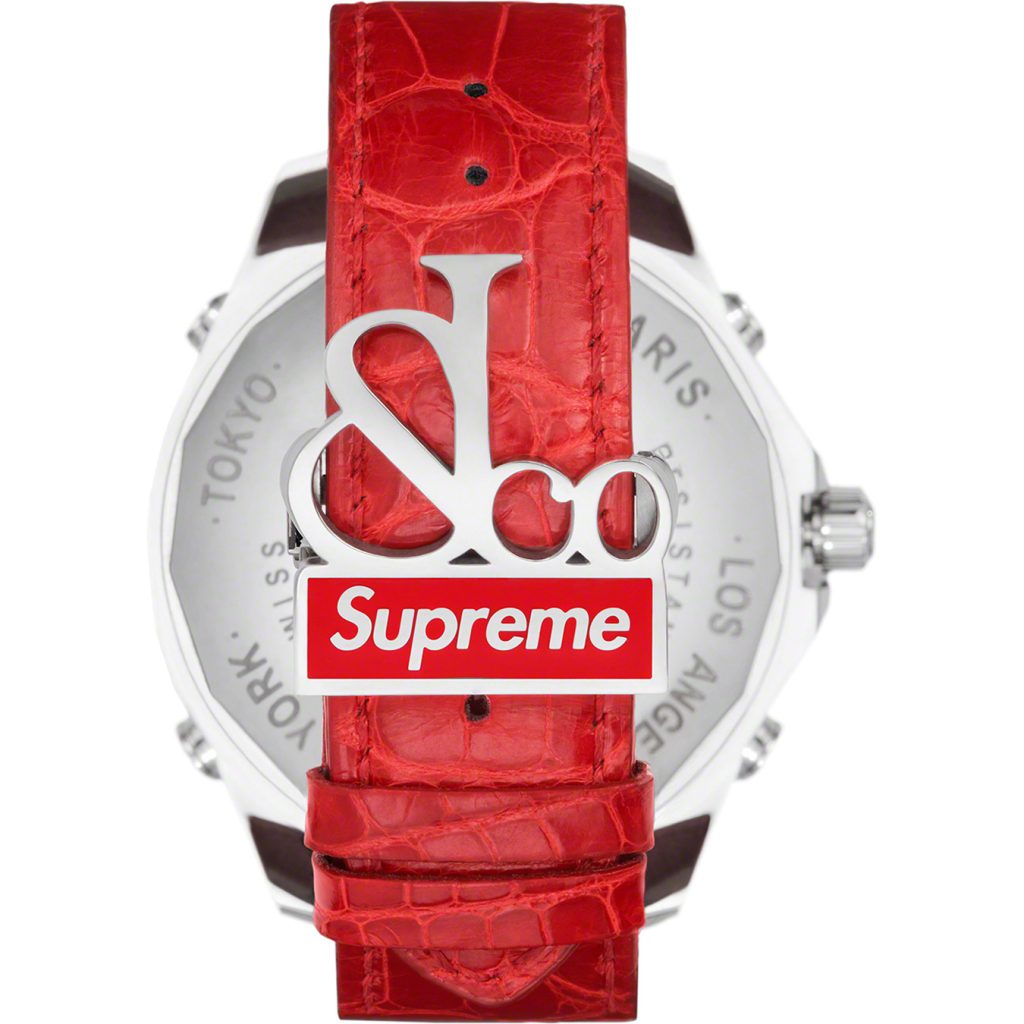 Supreme x Jacob & Co Time Zone Red