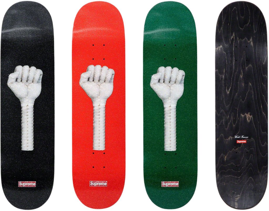 Supreme Hardies Fist Skateboard