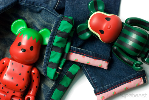 Clot x Levis x Bearbrick Jeans Watermelon & Strawberry